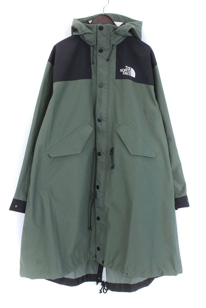 サカイ Sacai × ノースフェイス(THE NORTH FACE) ナイロンモッズロングコート