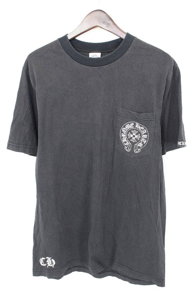 クロムハーツ Chrome Hearts ニューヨーク限定リブ切替ポケットTシャツ