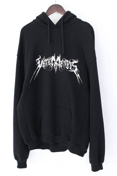 ヴェトモン VETEMENTS Total Fucking Darkness ビッグシルエットプルオーバーパーカー