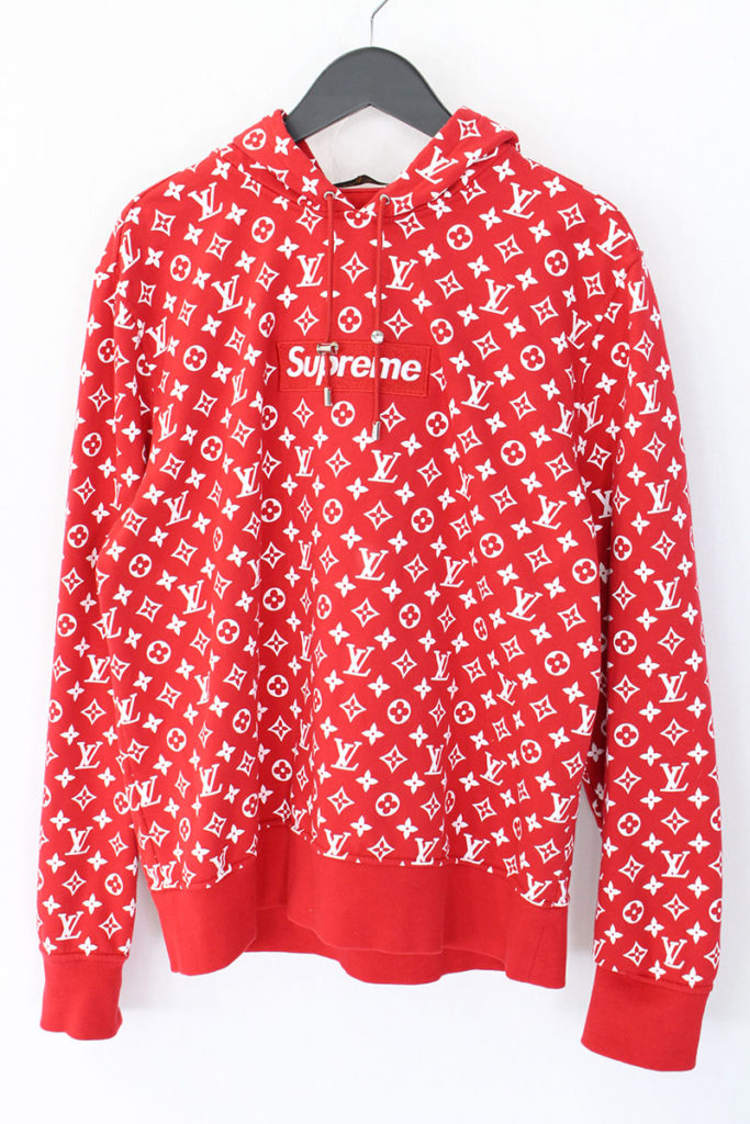 シュプリーム SUPREME LV Box Logo Hooded Sweatshirt ボックスロゴプルオーバーパーカー