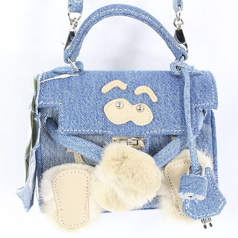 レディメイド READYMADE MONSTER BAG ヴィンテージデニムハンドバッグ