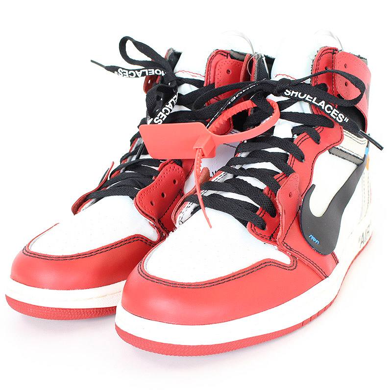 ナイキ NIKE × オフホワイト(OFF-WHITE) Air Jordan 1 /AA3834-001 エアジョーダン1スニーカー