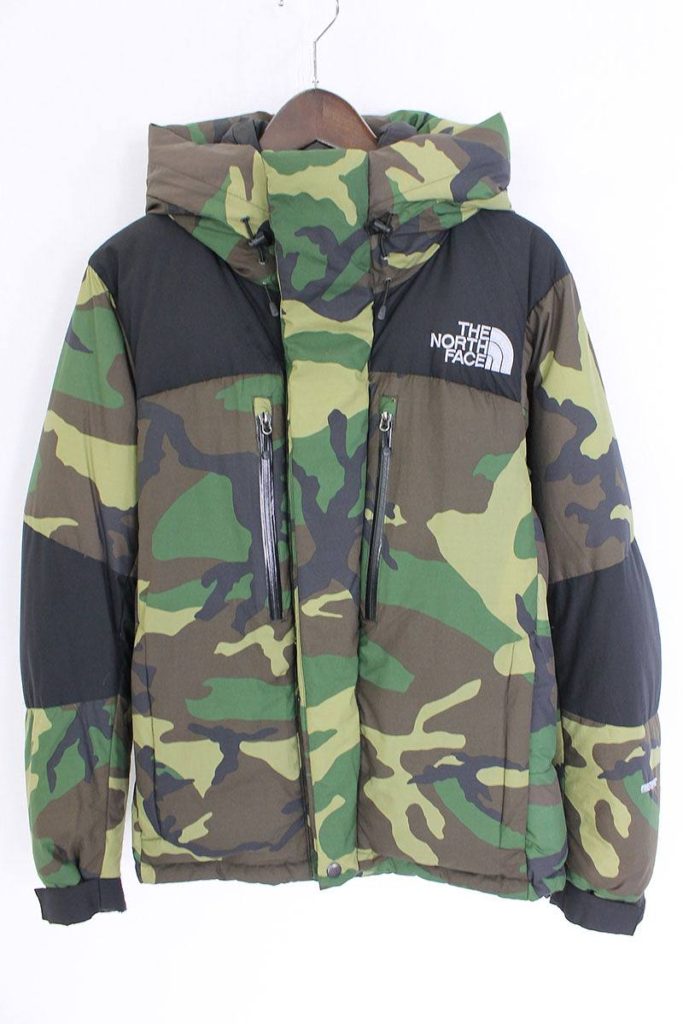 ノースフェイス THE NORTH FACE Novelty Baltro Light Jacket カモフラ柄バルトロダウンジャケット の