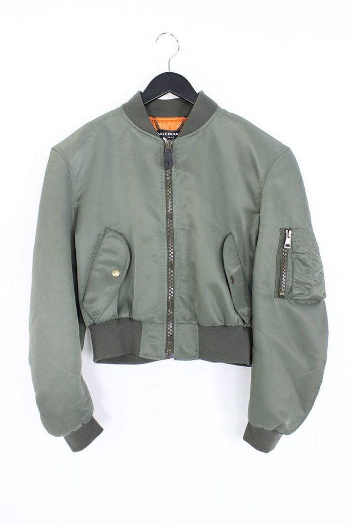 バレンシアガ BALENCIAGA Boxy Bomber Jacket ボクシーボンバーMA1ジャケット