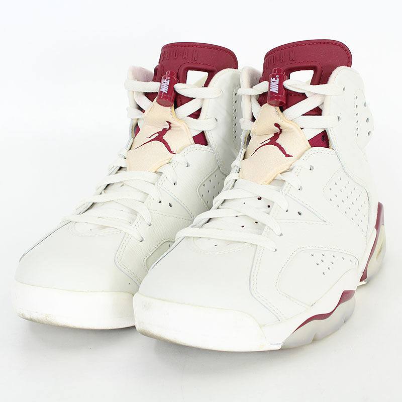 ナイキ NIKE AIR JORDAN 6 RETRO MAROON 384664-116 ハイカットスニーカー