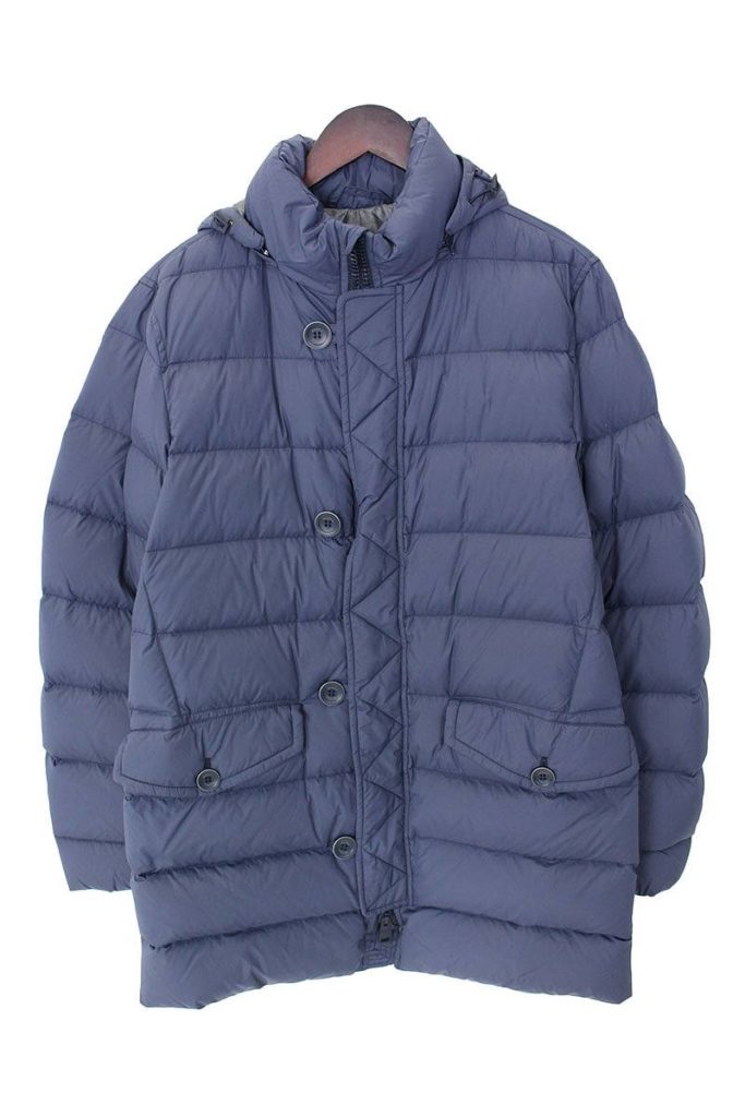 ヘルナ HERNO PI0133U19285 Padded Jacket ジップアップナイロンダウンジャケット