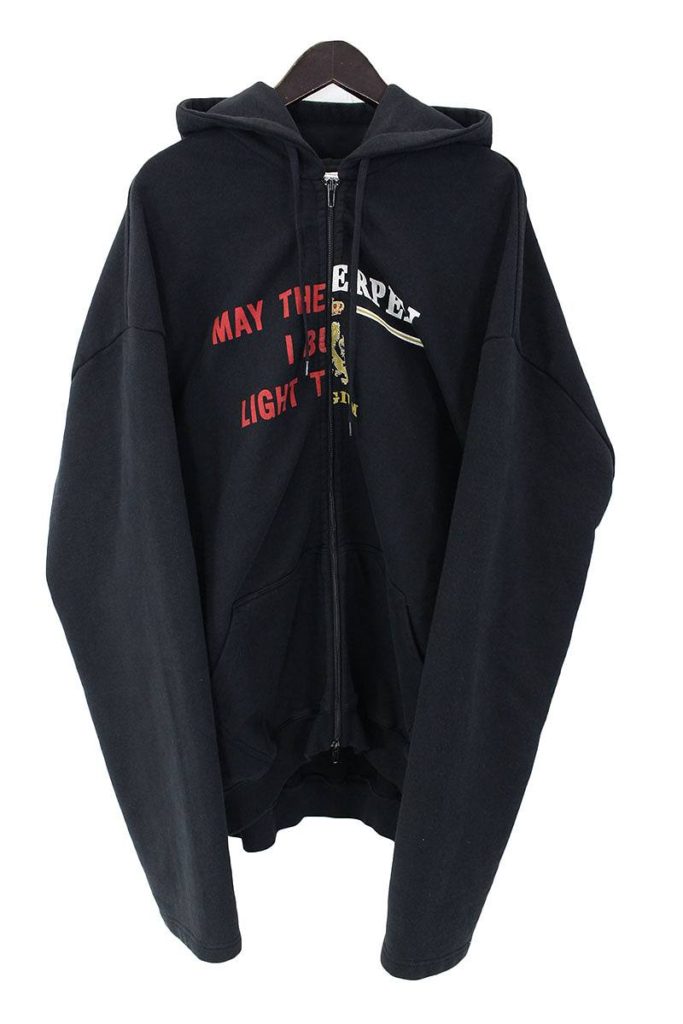 ヴェトモン VETEMENTS May The / Antwerp WAH18TR14再構築ドッキングパーカー