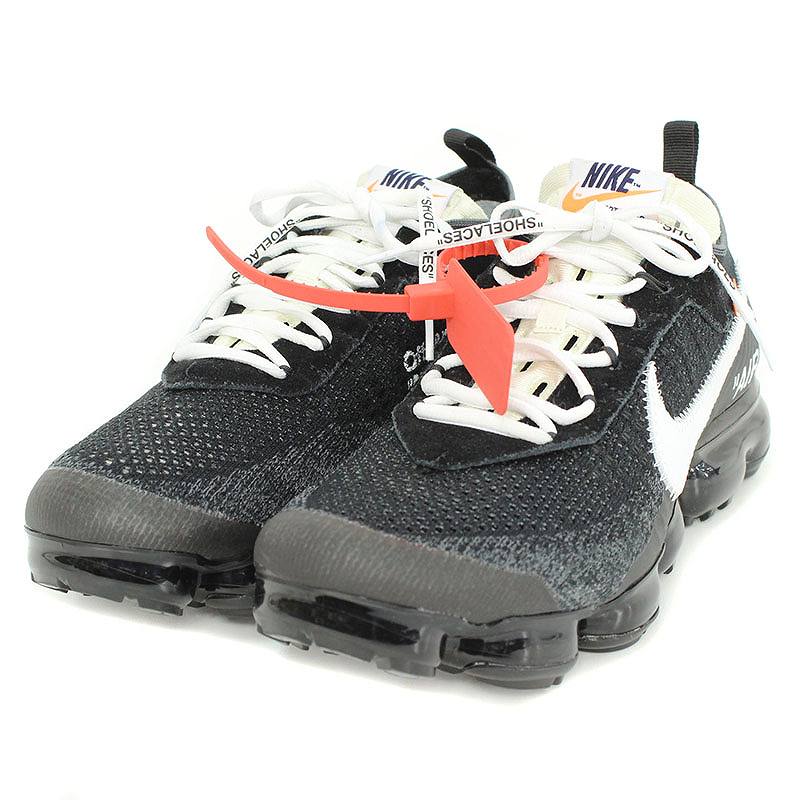 ナイキ NIKE NIKE OFFWHITE AIR VAPORMAX FLYKNIT AA3831-001 エアベイパーマックスフライニットスニーカー