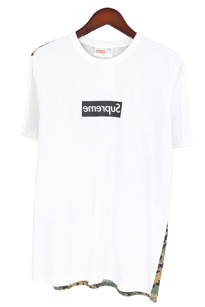 シュプリーム SUPREME × コムデギャルソンシャツ COMME des GARCONS SHIRT Box Logo Tee ミラーボックスロゴTシャツ