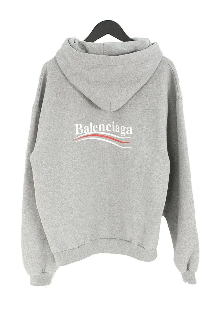 バレンシアガ BALENCIAGA 508205 TYK92 キャンペーンロゴプルオーバースウェットパーカー