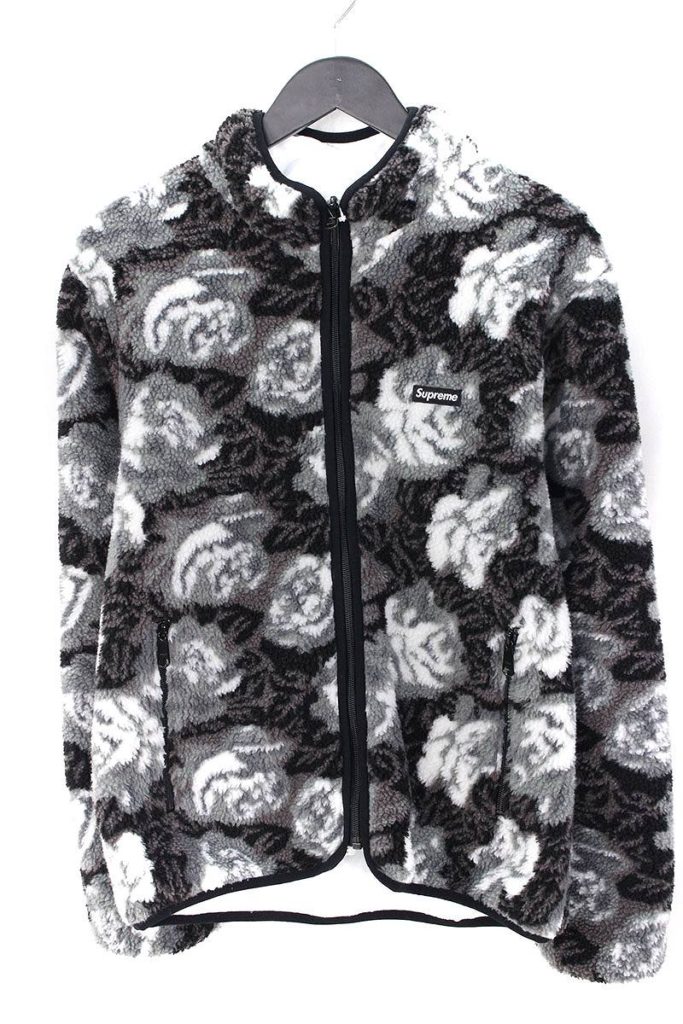 シュプリーム SUPREME Roses Sherpa Fleece Reversible Jacket Roses Sherpa Fleece Reversible Jacket ローズフリースボアリバーシブルジャケット