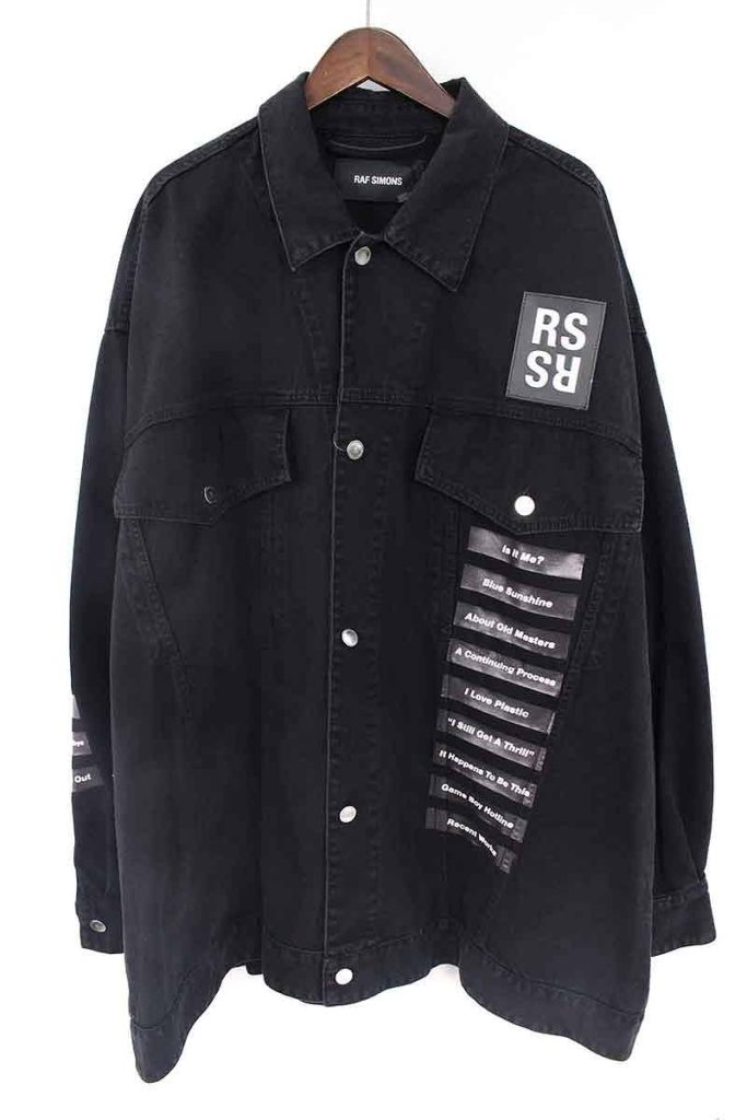 ラフシモンズ RAF SIMONS Oversized Printed Denim Jacket オーバーサイズドデニムジャケット