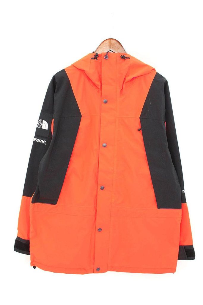 シュプリーム SUPREME × ノースフェイス THE NORTH FACE Mountain Light Jacket パワーオレンジマウンテンジャケット