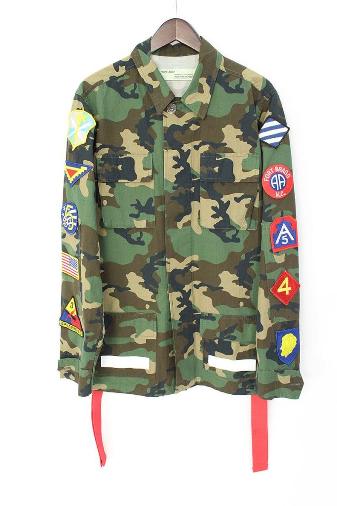 オフホワイト OFF-WHITE ARCHIVE FIELD JACKET ミリタリーカモフラジャケット