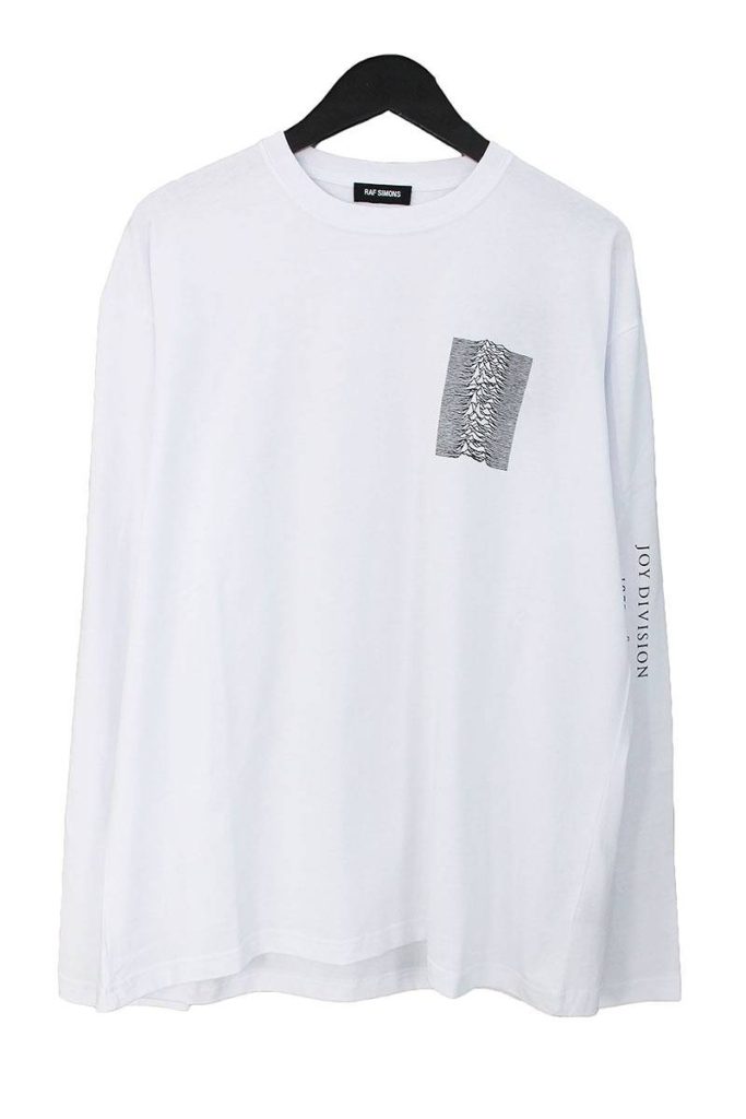 ラフシモンズ RAF SIMONS JOY DIVISION UNKNOWN PLEASURESロングスリーブカットソー