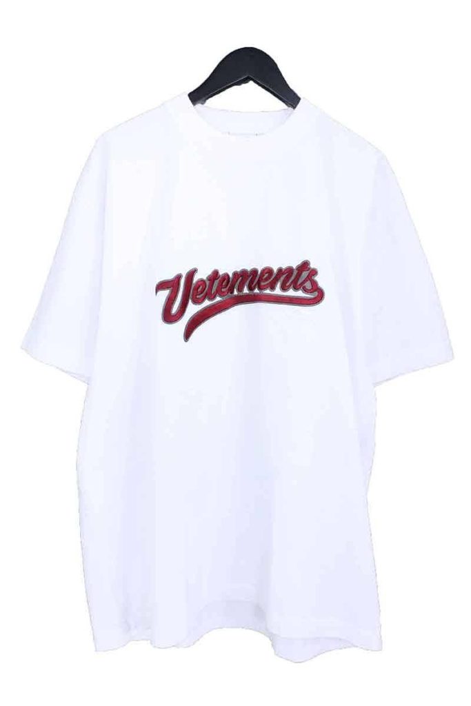 ヴェトモン VETEMENTS ロゴ刺繍Tシャツ