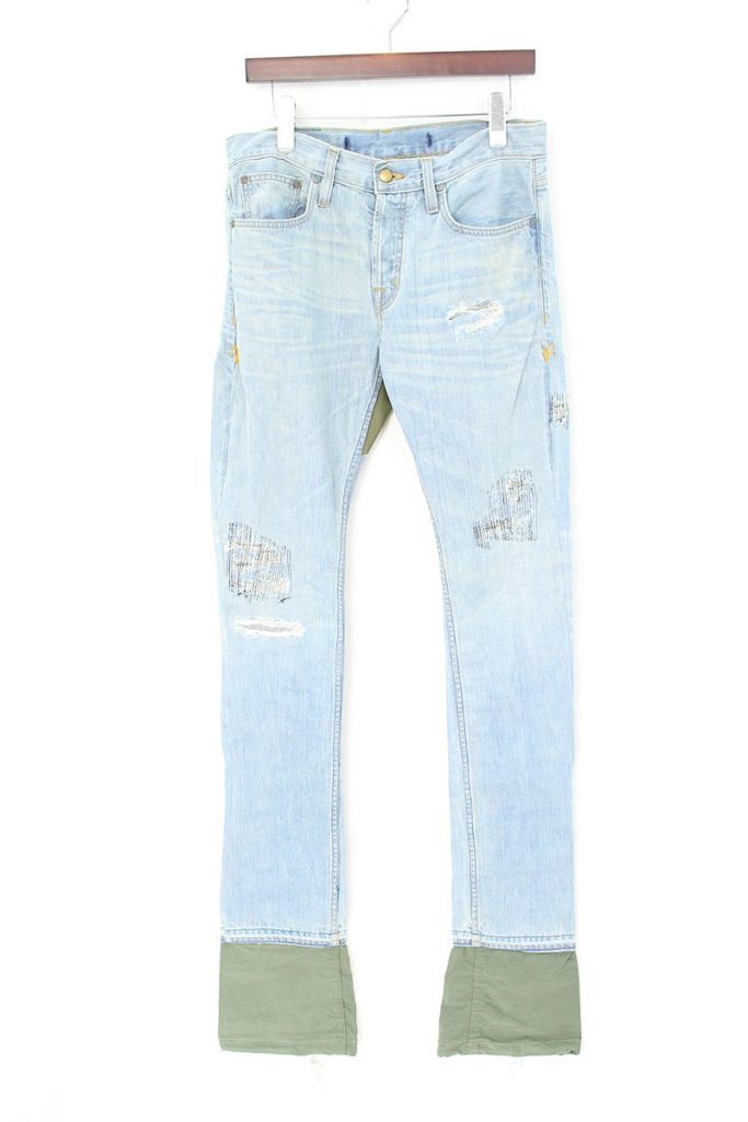 ヴィーロン VLONE Art Basel Miami Jeans アートバゼル限定カーゴ切り替えデニムパンツ