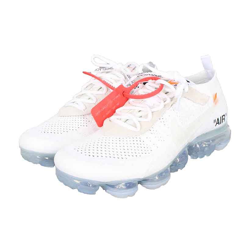 ナイキ NIKE × オフホワイト OFF-WHITE NIKE OFFWHITE AIR VAPORMAX FLYKNIT AA3831-100 エアベイパーマックスフライニットスニーカー