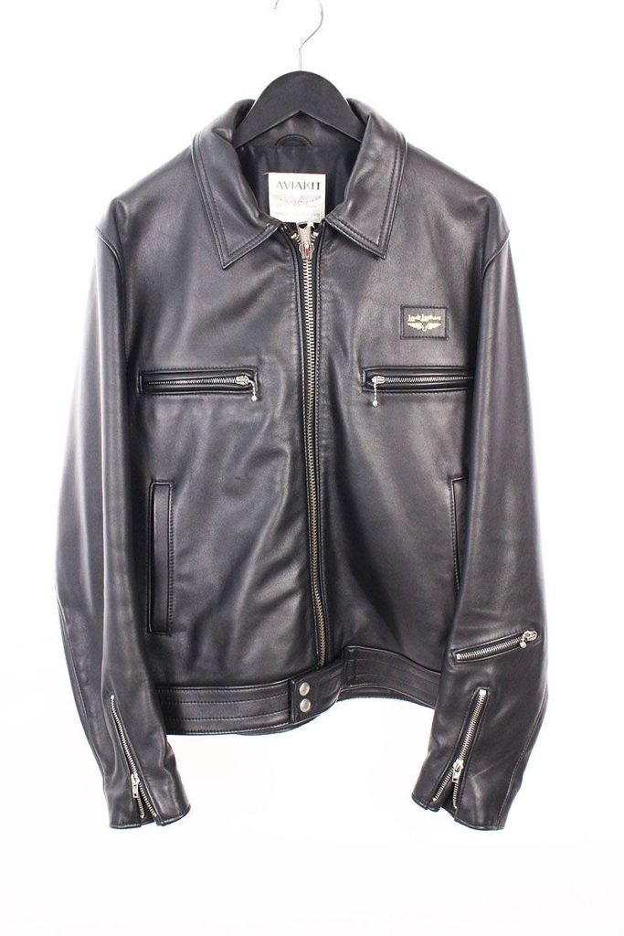 ネイバーフッド NEIGHBORHOOD × ルイスレザーズ Lewis Leathers 102RLLLN-JKM01/DOMINATOR /L-JKT カウスキンドミネーターレザージャケット