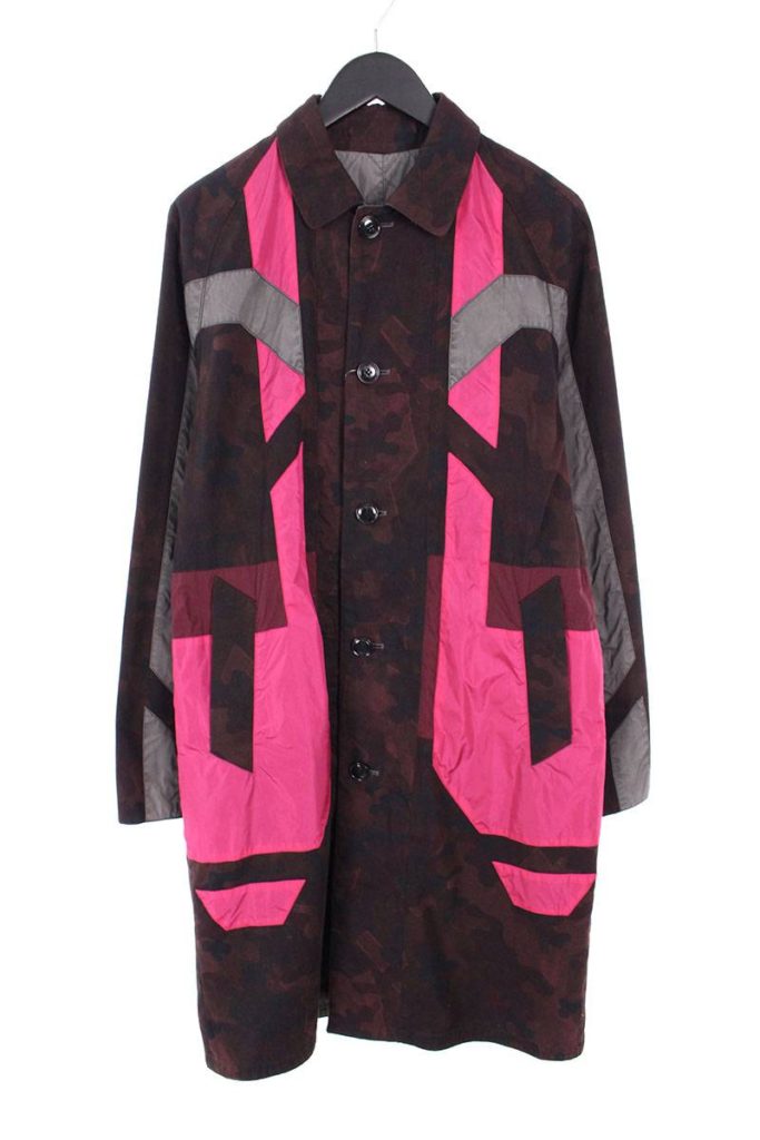 ドリスヴァンノッテン DRIES VAN NOTEN リバーシブルナイロン切替カモフラコート