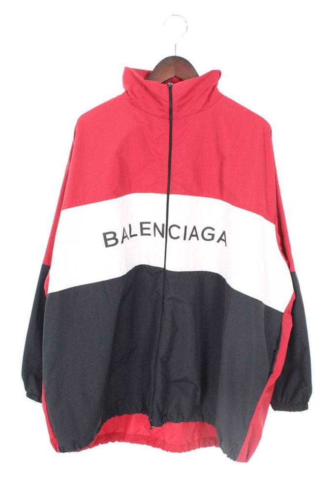 バレンシアガ BALENCIAGA 508903 TXD12 ロゴプリントトラックジャケット