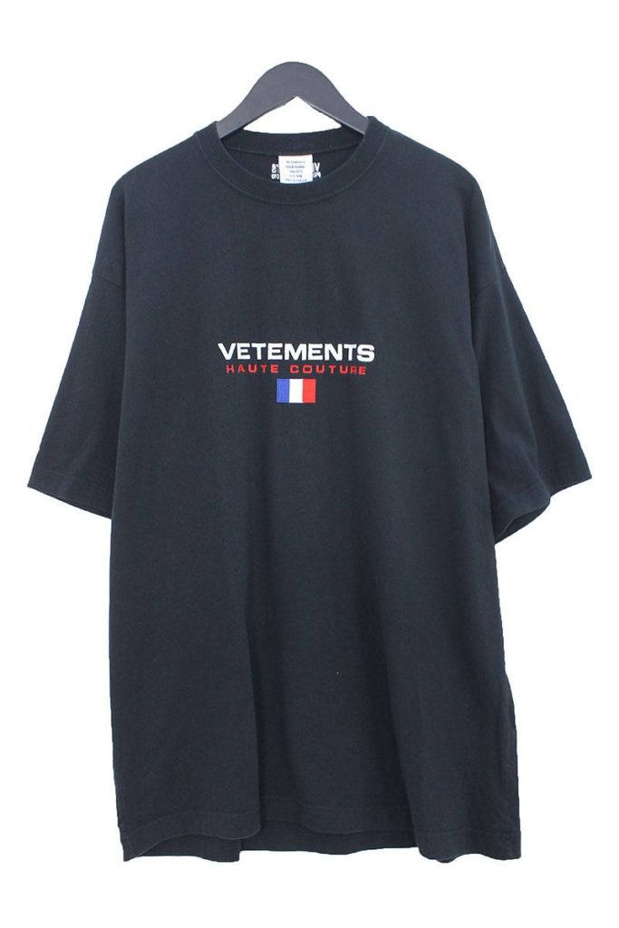 ヴェトモン VETEMENTS MSS18TR38 オーバーサイズオートクチュールTシャツ