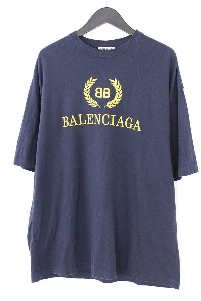 バレンシアガ BALENCIAGA 492258 TAV04 クラウンロゴTシャツ