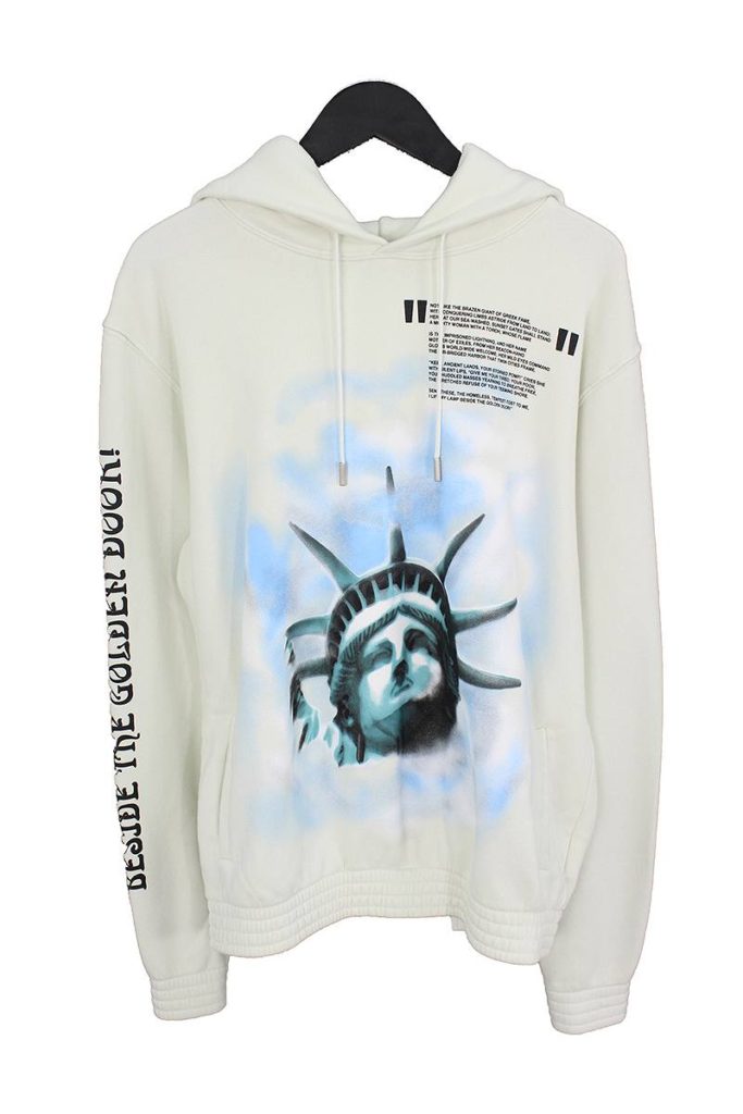 オフホワイト OFF-WHITE LIBERTY HOODIE リバティープリントプルオーバーパーカー