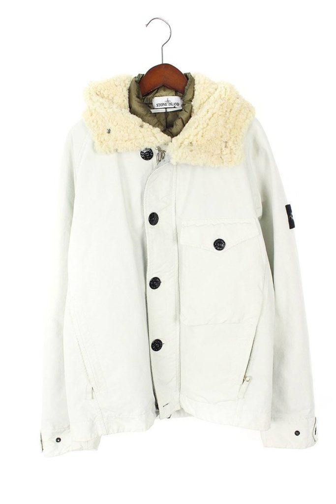 David-TC Hooded Jacket ムートン切替ダウンライナー付きジャケット