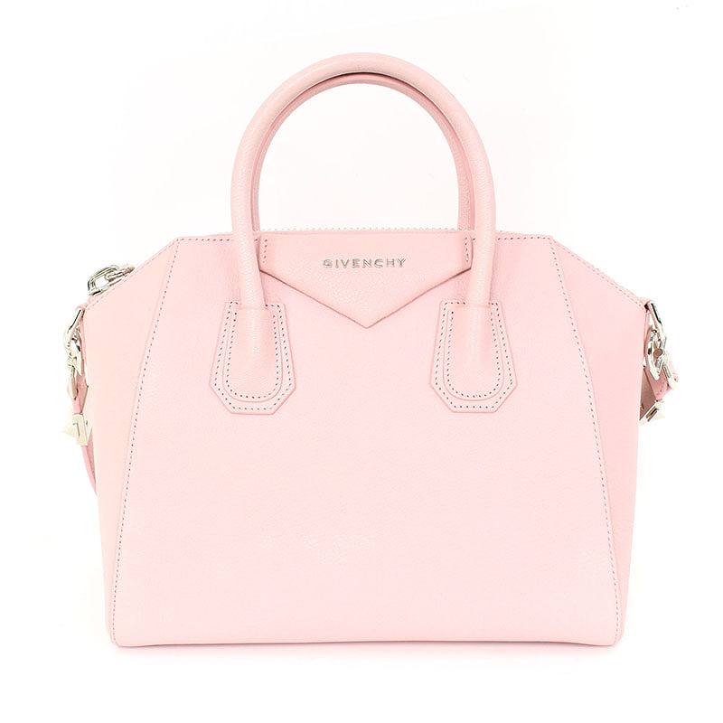 ジバンシィ GIVENCHY アンティゴナ 2WAYショルダーレザーハンドバッグ ピンク