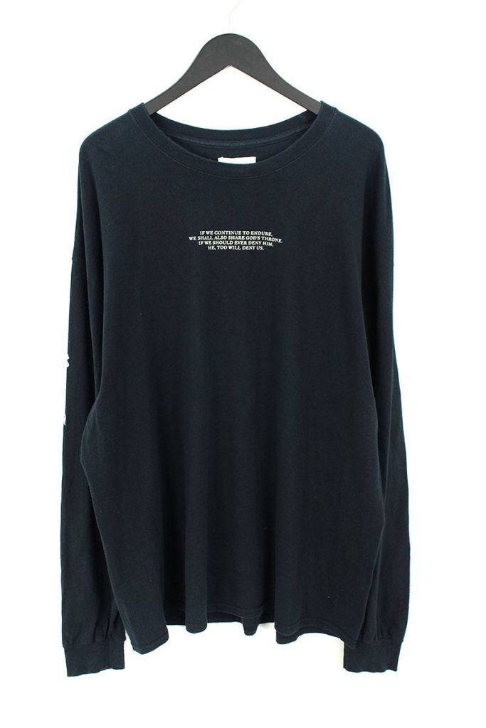 フィアオブゴッド FEAR OF GOD × マックスフィールド Maxfield ロゴプリント長袖カットソー