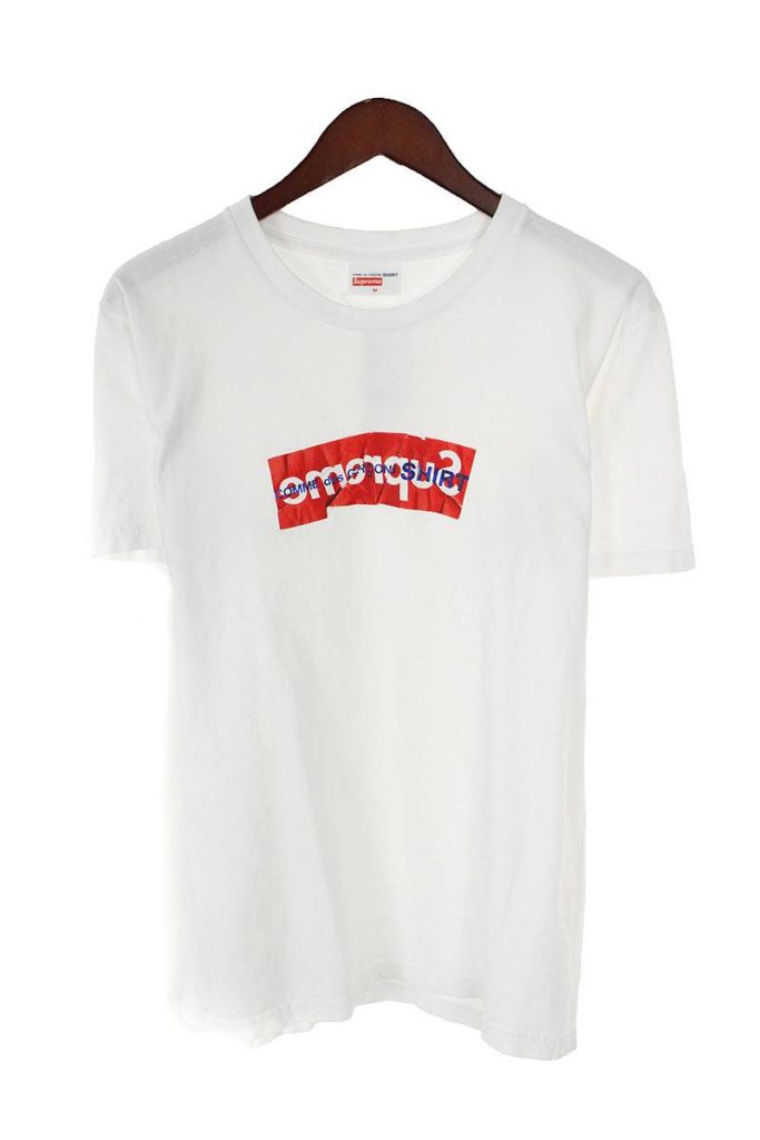 シュプリーム SUPREME × コムデギャルソンシャツ COMME des GARCONS SHIRT Box Logo Tee ペーパーアートボックスロゴTシャツ