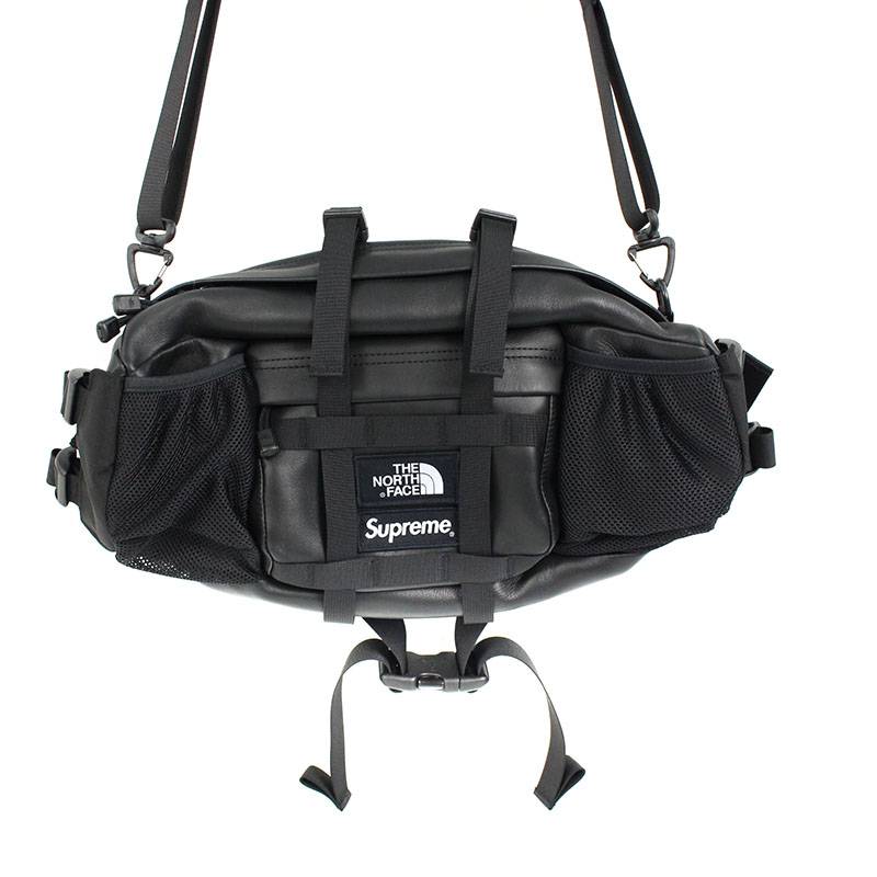 Supreme TNF Leather Waist Bag レザー ウエスト