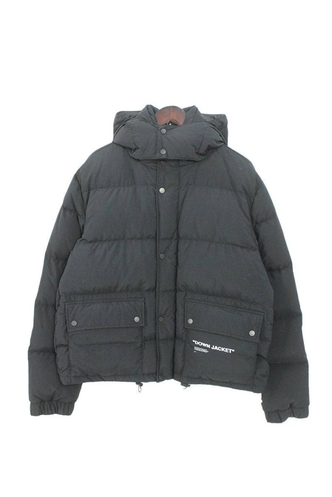 オフホワイト OFF-WHITE Quote Puffer Down Jacket OMED005F18803015 クオートパファーダウンジャケット