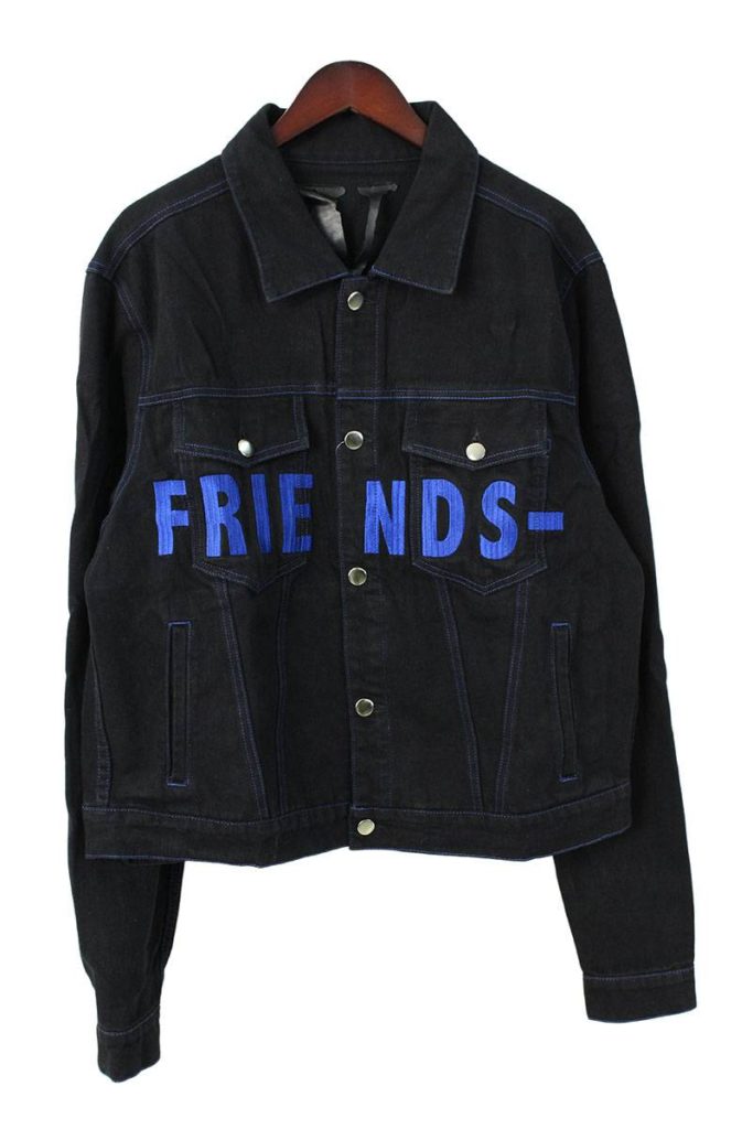 FRIENDS DENIM JACKET フレンズ刺繍デニムジャケット