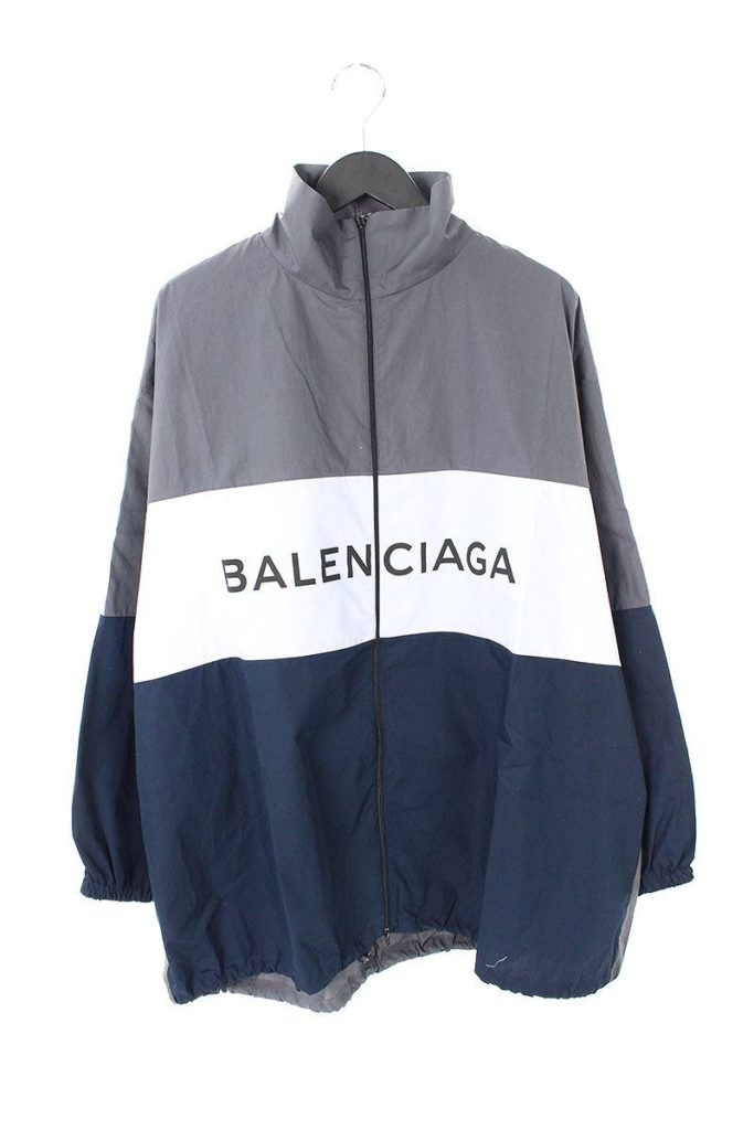 バレンシアガ BALENCIAGA 508901 TWB13 ロゴプリントトラックジャケット