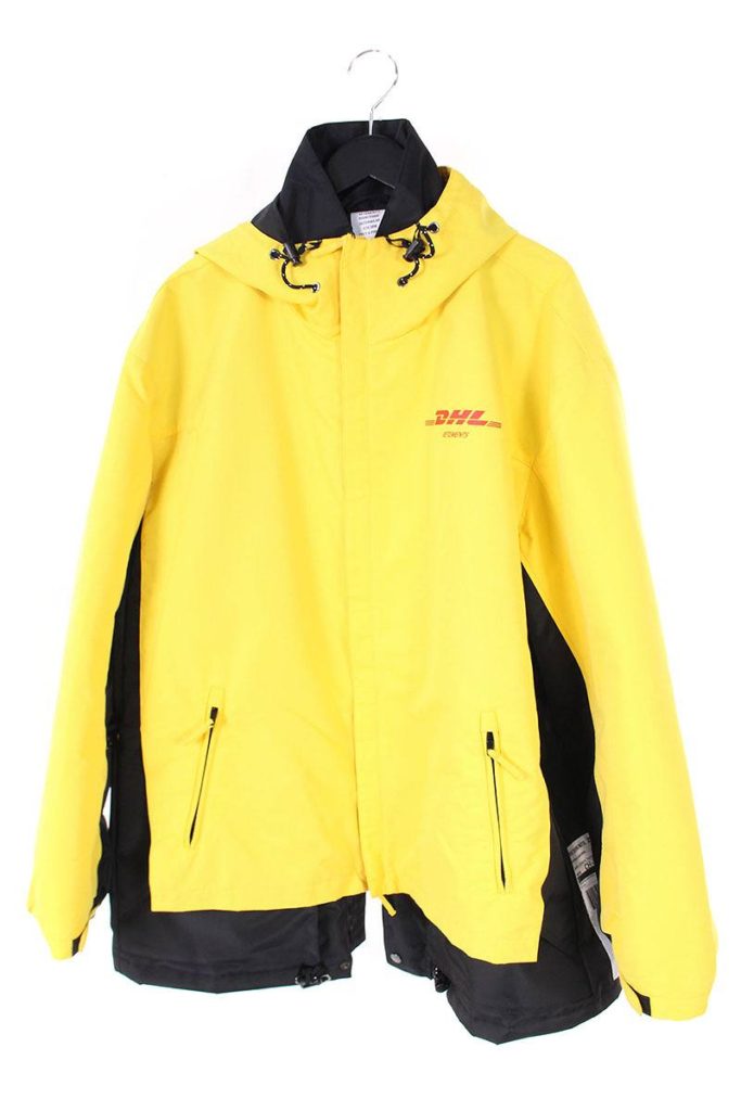 ヴェトモン VETEMENTS Canvas Parka WSS18DHL11 DHLロゴ中綿ブルゾン