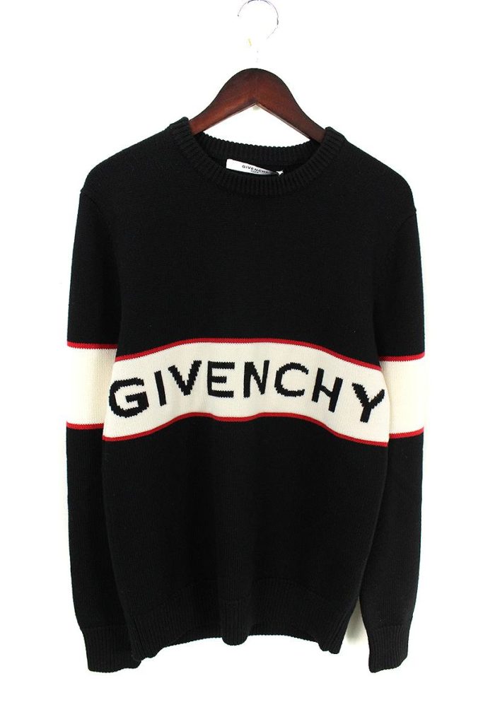 ジバンシィ GIVENCHY 17F 7509 506 フロントロゴデザインニット