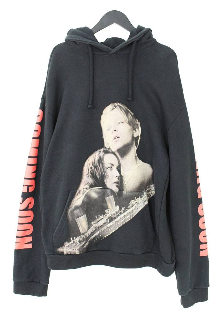 ヴェトモン VETEMENTS TAITANIC HOODIE ビックシルエットタイタニックプリントパーカー