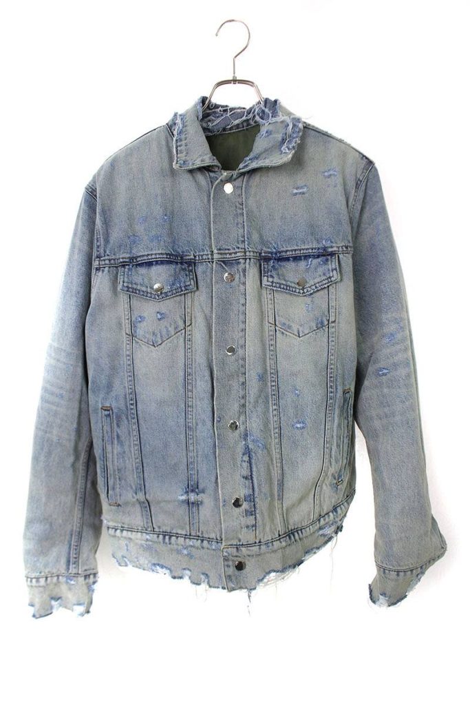 アミリ AMIRI RECERSE TRUCKER BOMBER リバーシブルデニムトラッカーブルゾン