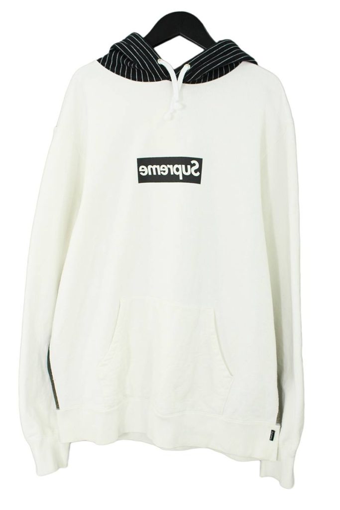 シュプリーム SUPREME × コムデギャルソン COMME des GARCONS Box Logo Pullover Hoodie ミラーボックスロゴスケータープルオーバーパーカー