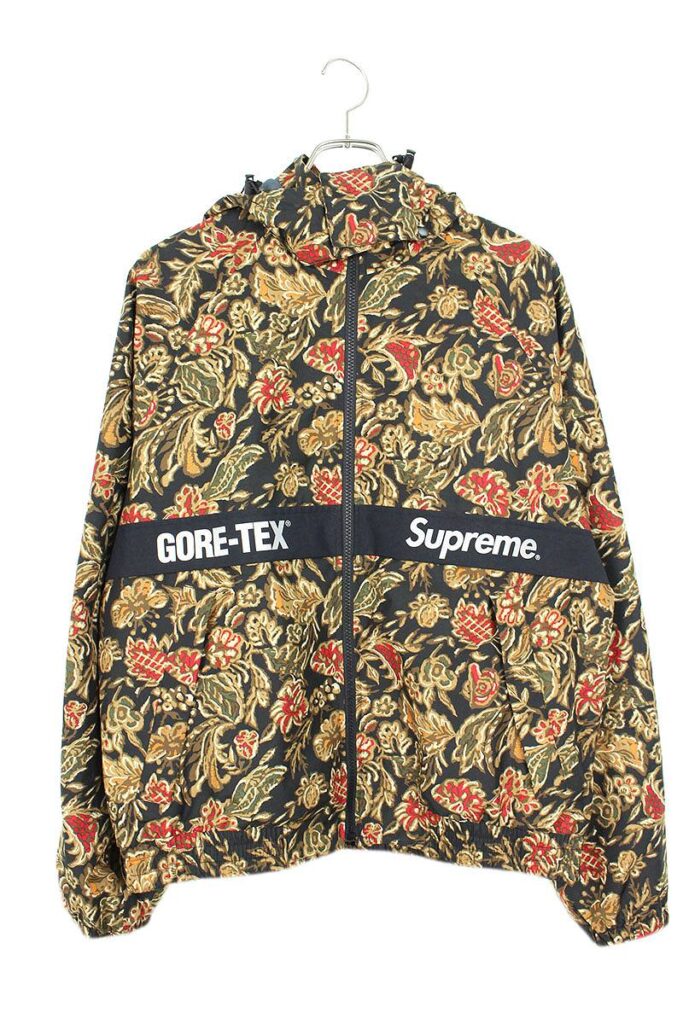 シュプリーム SUPREME GORE-TEX Court Jacket 総柄ゴアテックスジップアップジャケット