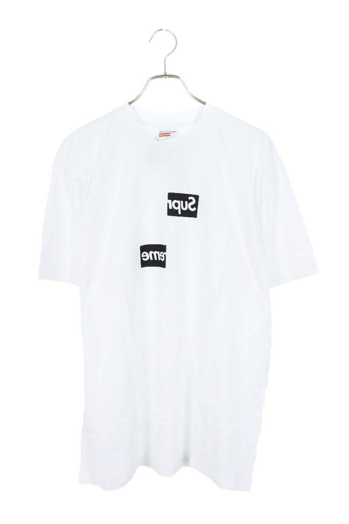 シュプリーム SUPREME × コムデギャルソンシャツ COMME des GARCONS SHIRT Split Box Logo Tee スプリットボックスロゴTシャツ