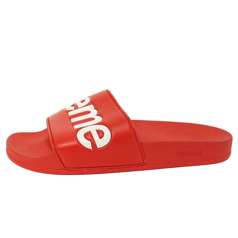 シュプリーム SUPREME Slide Sandals ロゴデザインスライドサンダル