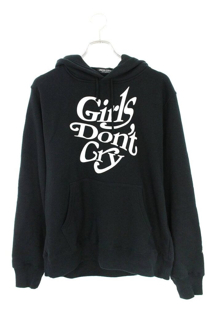 ガールズドントクライ girls don't cry パーカー WASHED LOGO HOODIE ロゴ プリント パーカー グレー系 XL