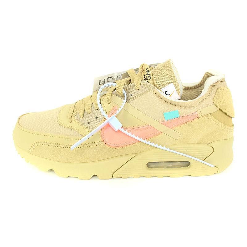 ナイキ NIKE × オフホワイト OFF-WHITE AIR MAX 90 Desert Ore AA7293-200 エアマックス90スニーカー