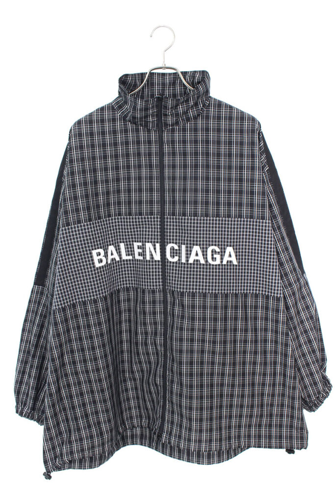 新品、本物、当店在庫だから安心】 BALENCIAGA ロゴプリントポプリン