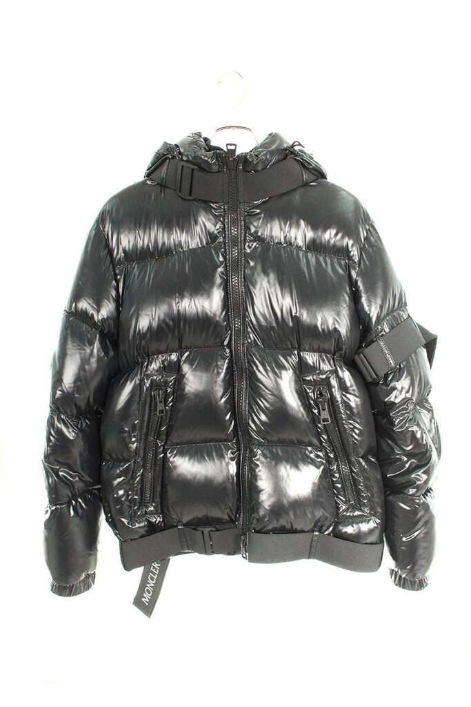 モンクレール MONCLER MONCLER C BROOK ロゴテープフーデットダウンジャケット