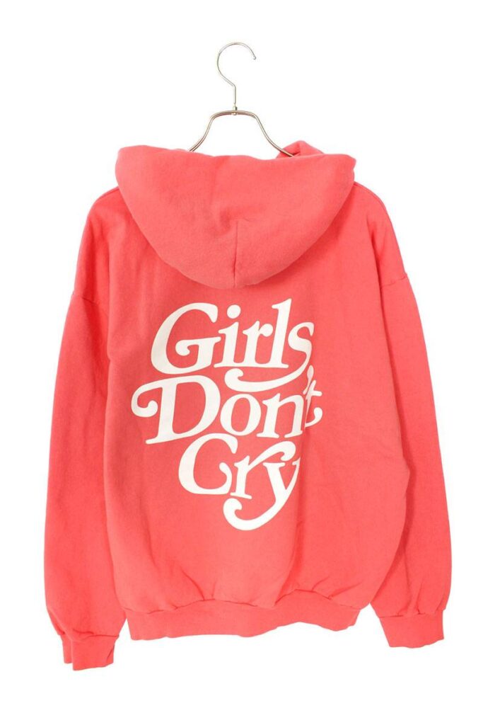 ガールズドントクライ Girls Don't Cry LOGO HOODY ロゴプリントプルオーバーパーカー