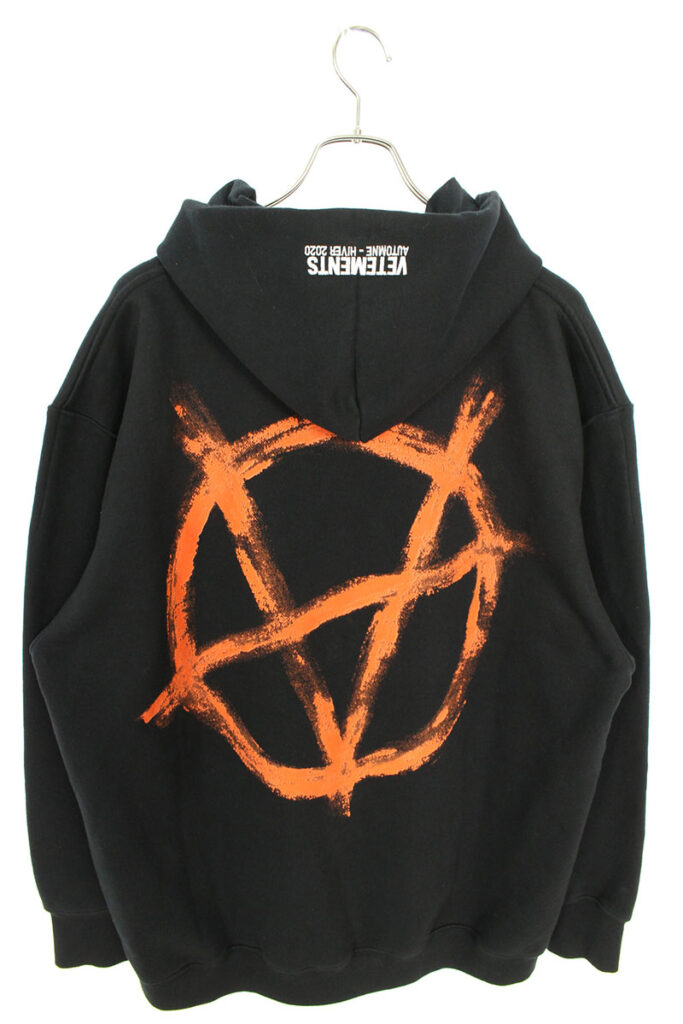 ヴェトモン VETEMENTS Mask Anarchy Hoodie MAH20TR109 マスクアナーキーオーバーサイズパーカー